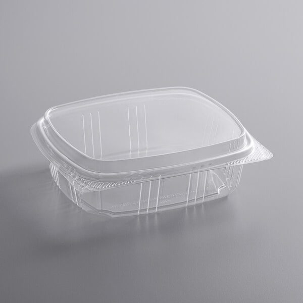 48 Pack, 24oz] Clear Plastic Containers With Lids - Deli