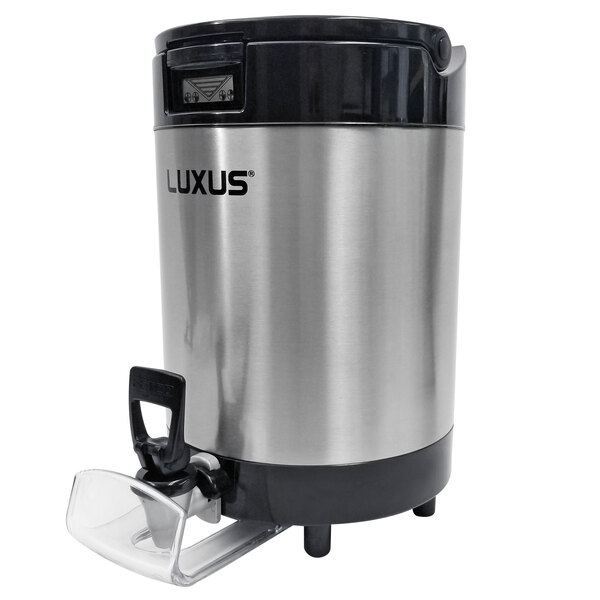 Fetco L4S20A Luxus 2 Gallon Stainless Steel Coffee Dispenser with