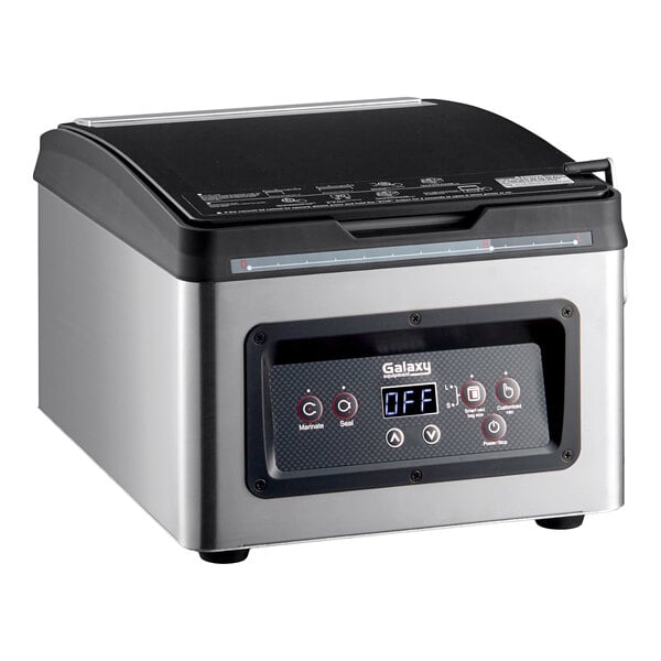 Galaxy GVMC10 Chamber Vacuum Packing Machine with 10" Seal Bar and Dry Pump - 120V, 350W