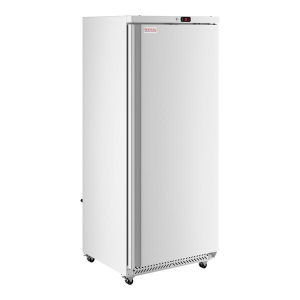 Galaxy GRI-20-FW 30 1/2" White Solid Door Light-Duty Reach-In Freezer