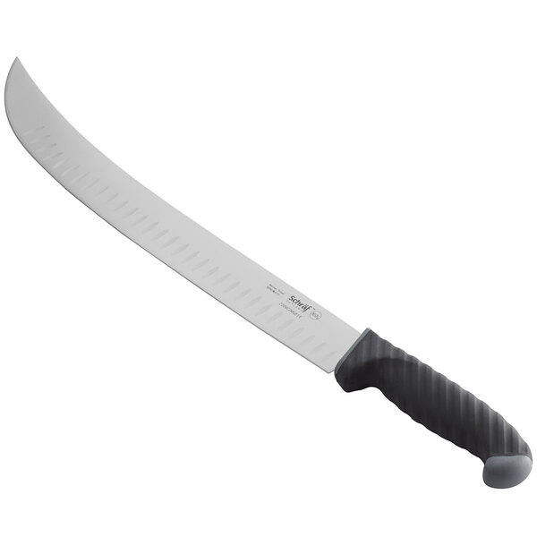 Schraf 14 Granton Edge Cimeter Knife With Tprgrip Handle