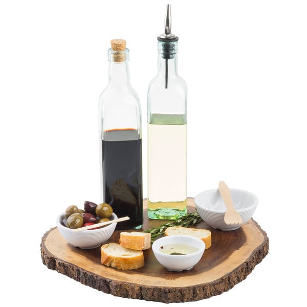 Tablecraft 616 16 oz Glass Prima Olive Oil Bottle