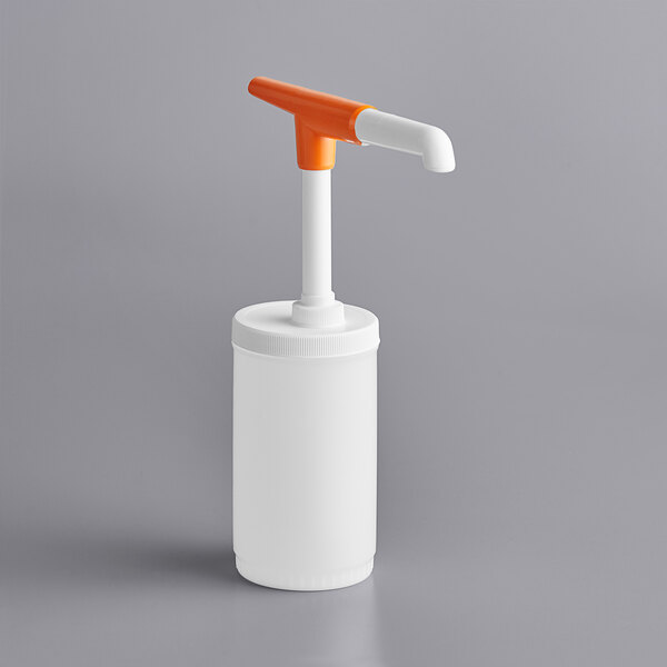 a white and orange device