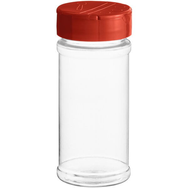 Clear Plastic Storage Jars Spices