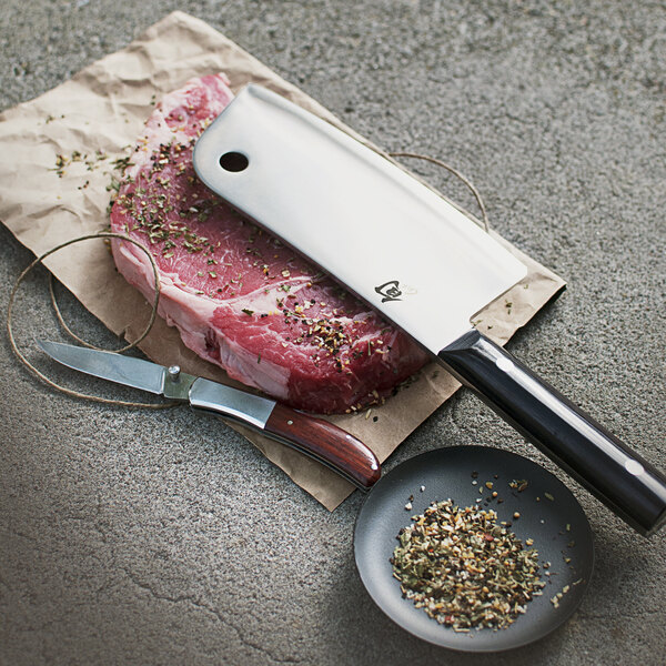 Shun DM0767 Classic 6" Meat Cleaver with Pakkawood Handle