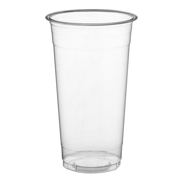 Choice Heavy Duty 32 oz. Tall Heavy Weight Clear PET Plastic Cold Cup - 50/Pack