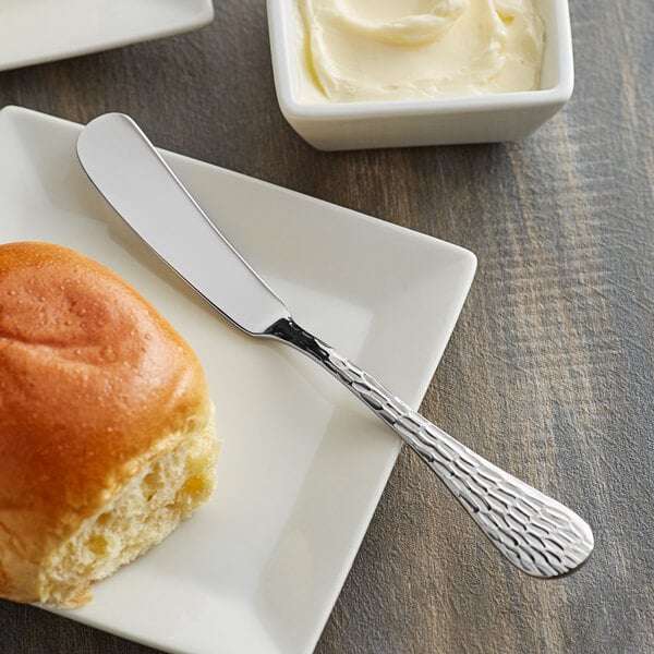 a close up of a white dish