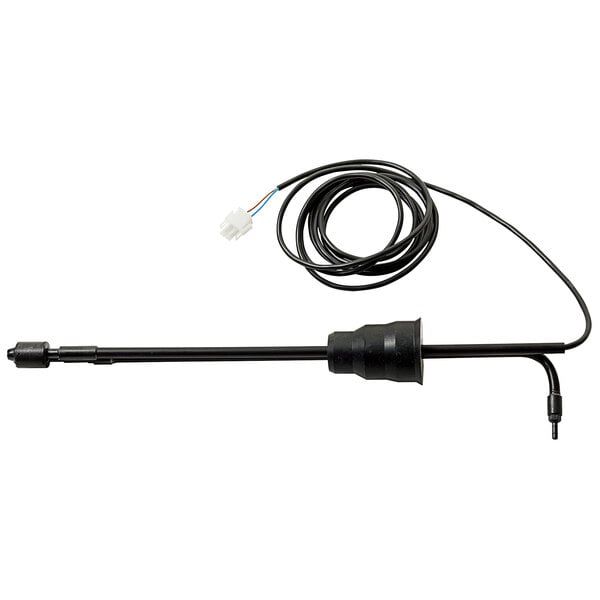 The black cord and wire of a Centerline & Ecoline CHEMSENSORS-CU chemical sensing indicator.
