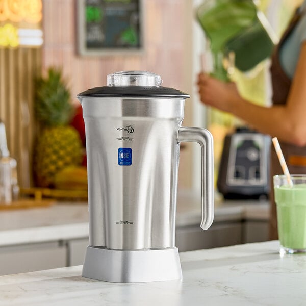 AvaMix 928BLJAR64SS 64 oz. Stainless Steel Jar