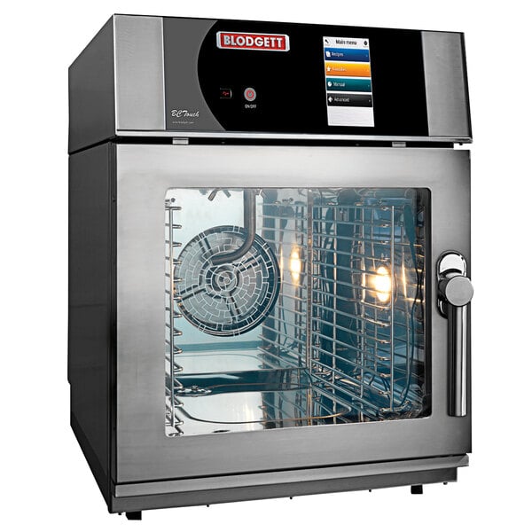 A Blodgett-Combi mini combi oven with a glass door.