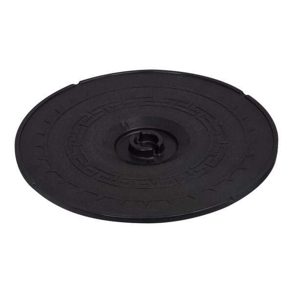 Carlisle 070703 Black Lift-Off Replacement Lid for 071703 12" Tortilla Server - 6/Case