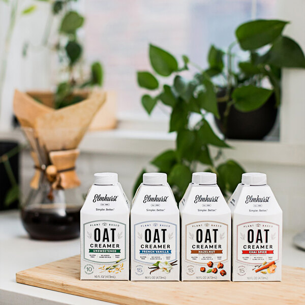 Elmhurst's 16 oz. French Vanilla Oat Creamer