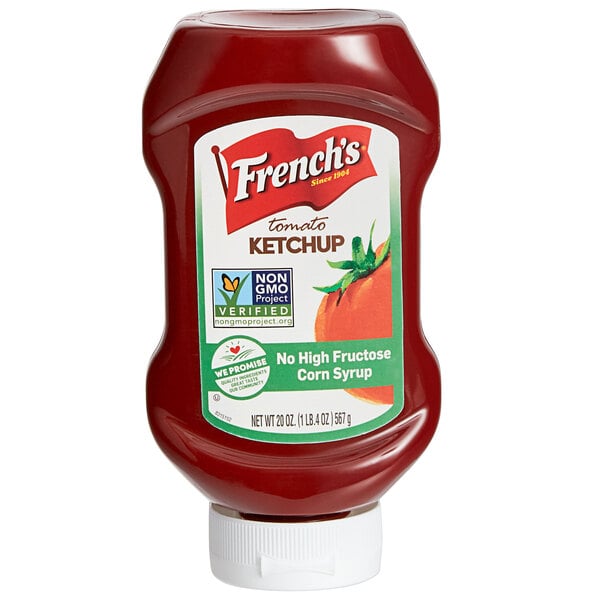 Frenchs Ketchup In 20 Oz Squeeze Bottle Webstaurantstore 1666