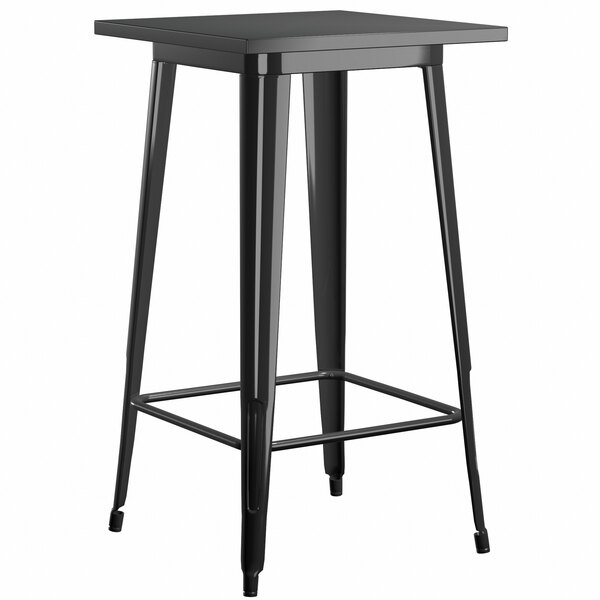 Black Outdoor Bar Height Table, Outdoor Bar Height Tables