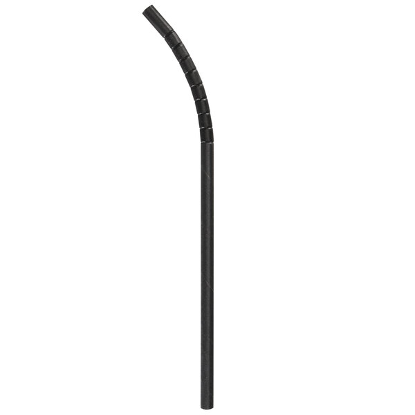 a black wire with a white background