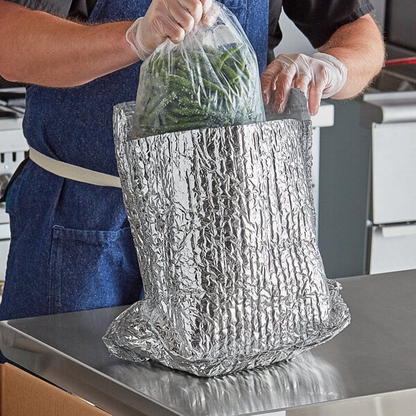 a close-up of a foil