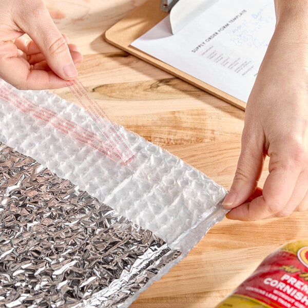 Lavex 8" x 8" x 8" Standard Insulated Box Liner - 25/Case