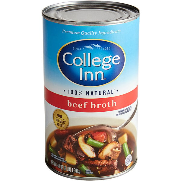 College Inn 48 oz. Can Beef Broth - 12/Case