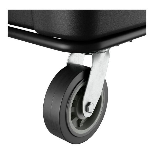 Lavex 27 Cubic Foot Black Cube Truck (1200 lb. Capacity)