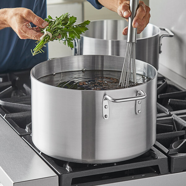 Choice 14 Qt. Aluminum Sauce Pot