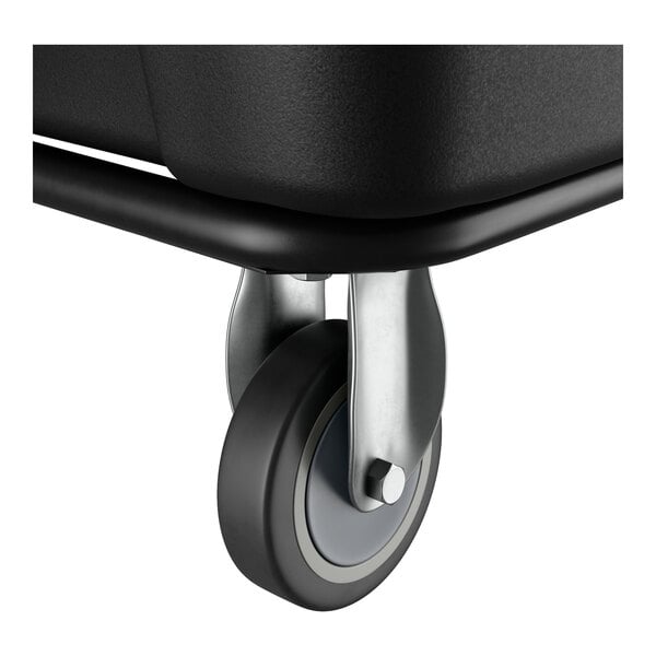 Lavex 12 Cubic Foot Black Cube Truck (600 lb. Capacity)