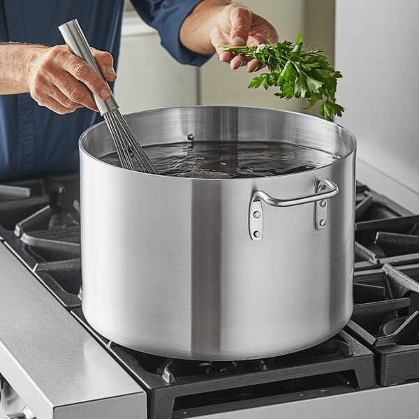 Choice 20 Qt. Aluminum Sauce Pot