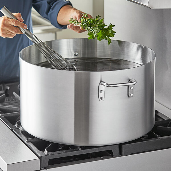 Choice 60 Qt. Aluminum Sauce Pot