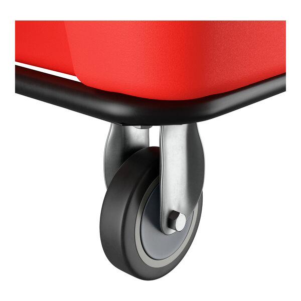 Lavex 12 Cubic Foot Red Cube Truck (600 lb. Capacity)