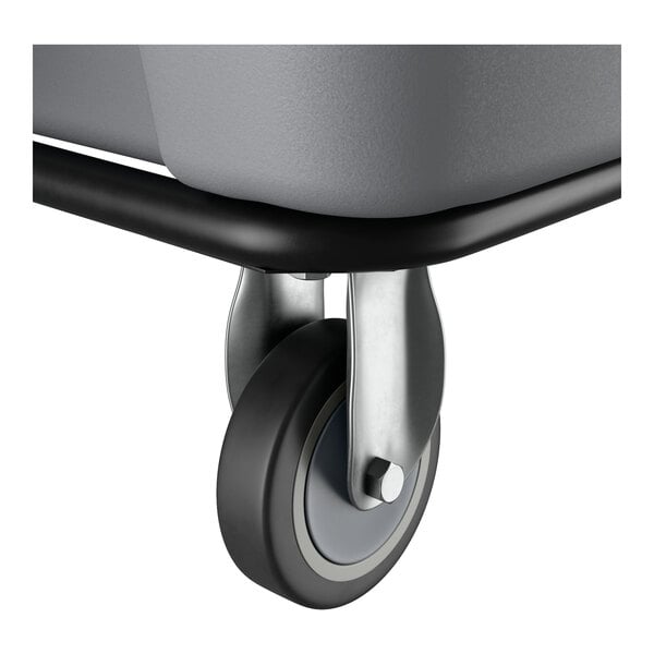 Lavex 12 Cubic Foot Gray Cube Truck (600 lb. Capacity)