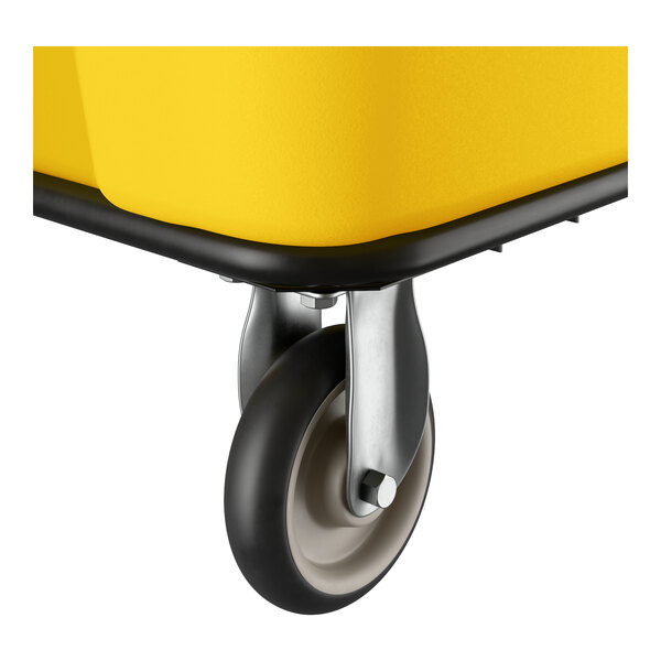 Lavex 20 Cubic Foot Yellow Cube Truck (1200 lb. Capacity)