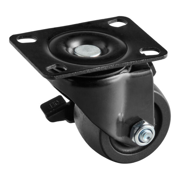 Avantco 18932916 Swivel Plate Caster with Brake for BMAC-26HC, WMAC-26HC, and MCAC-36 Series