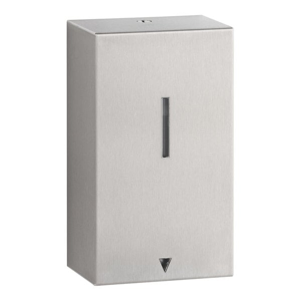 Bobrick B-2013 800 mL Stainless Steel Automatic Hands-Free Foaming Hand / Dish Soap Dispenser