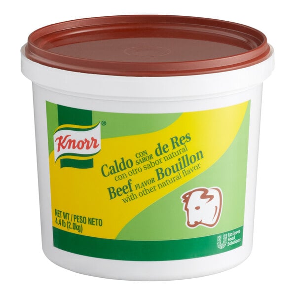 Knorr 4.4 lb. Caldo de Res / Beef Bouillon Base