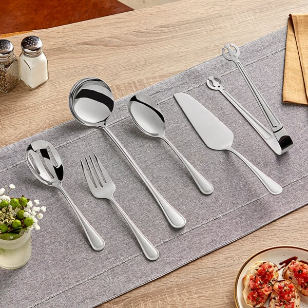 Acopa Serving Utensil Set (6-Pieces, 18/8 Stainless Steel)