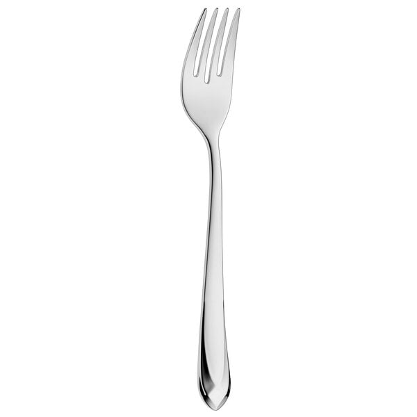 A WMF by BauscherHepp Juwel stainless steel fish fork with a silver handle.