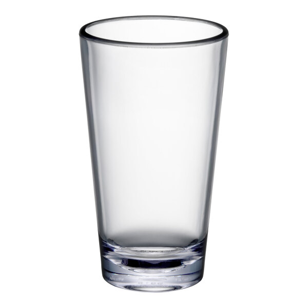 Carlisle 561607 Alibi 16 oz. SAN Plastic Mixing / Pint Glass - 24/Case