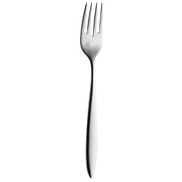 A close-up of a Hepp by Bauscher fish fork with a silver handle.