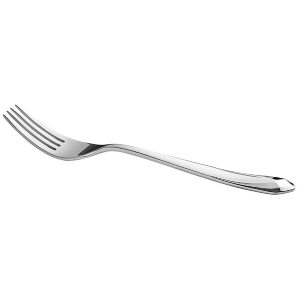 A WMF Juwel stainless steel table fork with a silver handle on a white background.