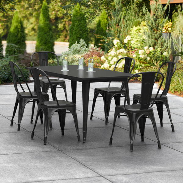 cafe garden table and chairs