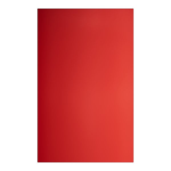 A red rectangular Lancaster Table and Seating outdoor table with a white background.