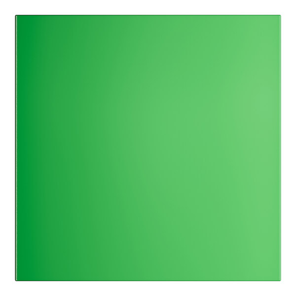 A green rectangular Lancaster Table & Seating outdoor table with a white border.