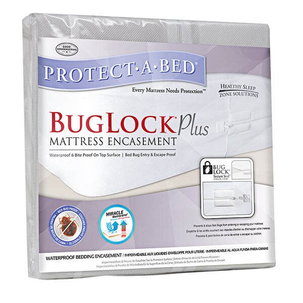 - FULL SIZE /DOUBLE ZIPPERed ENCASEMENT BUGLOCK Bed Bug MATTRESS COVER - 