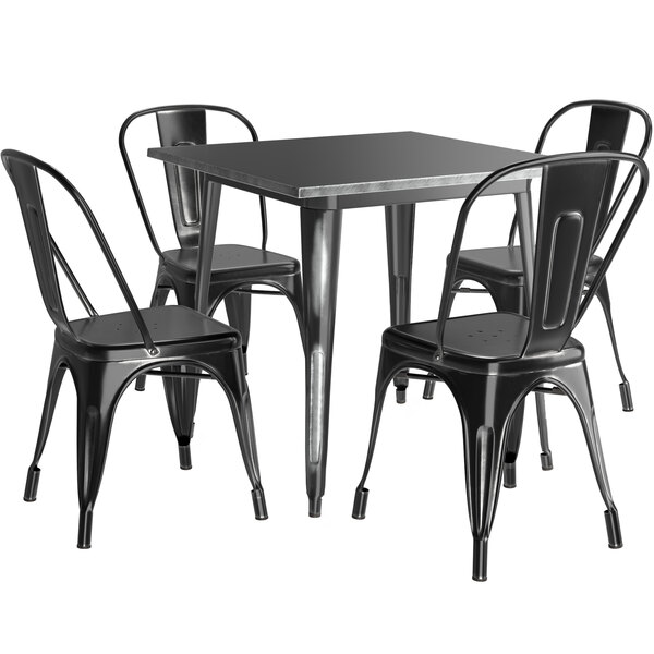 Lancaster Table Seating Alloy Series, 32 Square Dining Table