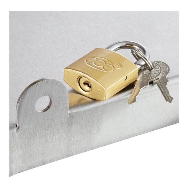 Regency 36" Beer Box Sliding Lid with Padlock and 2 Keys