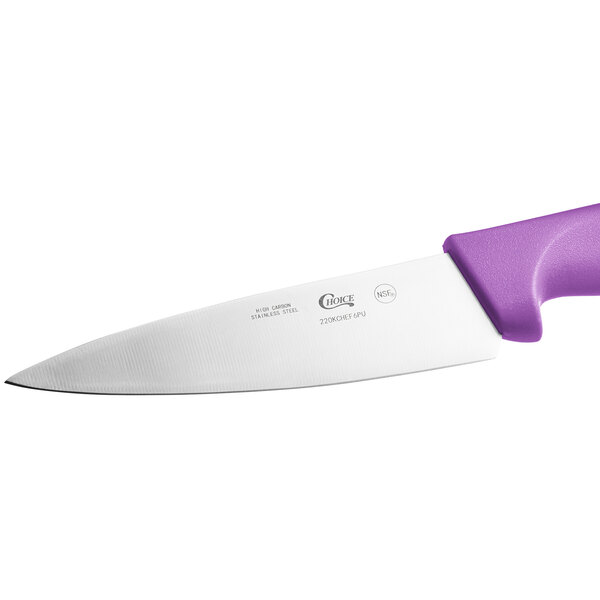 Choice 6" Chef Knife with Purple Handle