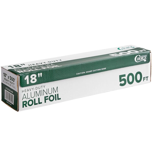 Carton of 4 Details about   GEN 7134CT Heavy-Duty Aluminum Foil Roll 18" X 500 Ft 