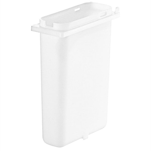 A white plastic Server Slim Fountain Jar with a lid.