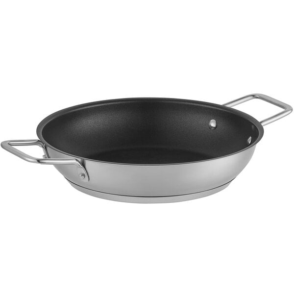 Vigor SS1 Series 2-Piece Induction Ready Stainless Steel Non-Stick Fry Pan  Set - 8 and 9 1/2 Frying Pans