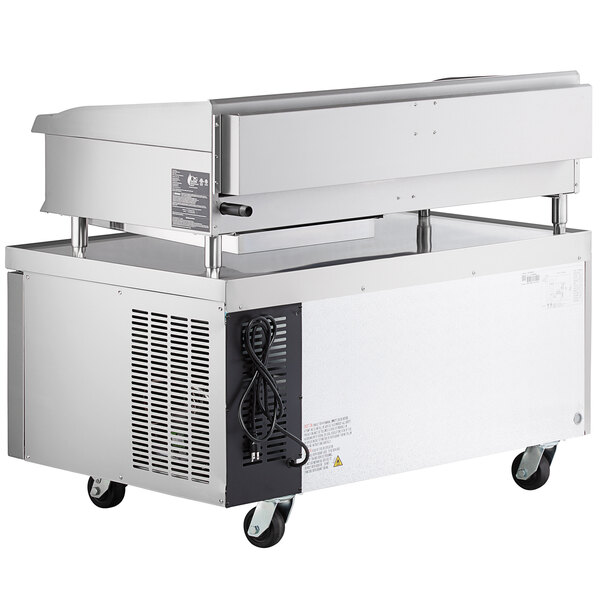 Cooking Performance Group SR-CPG-24-NL 24 Step-Up Countertop Range / Hot  Plate with 4 High Output Burners - 120,000 BTU
