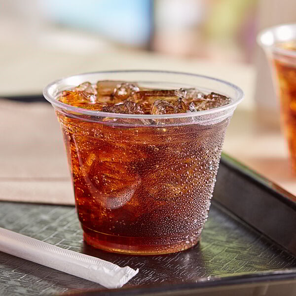 EcoChoice 9 oz. PLA Compostable Plastic Squat Cold Cup - 1,000/Case